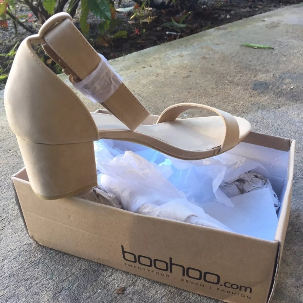 Abigail Ankle Band Low Block Heel 2 Part